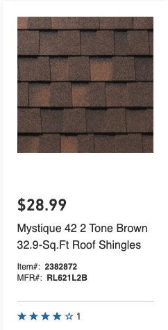 BP Mystique shingle